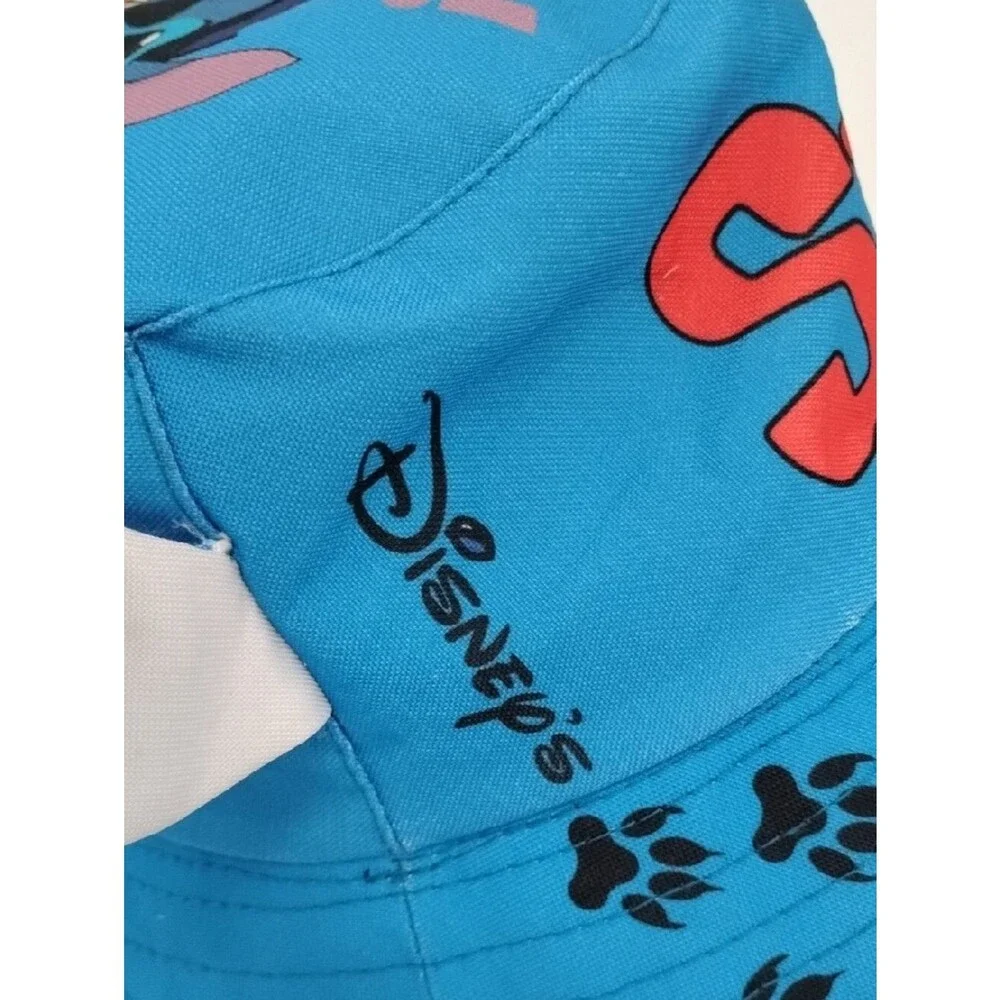 Blue Stitch Character Bucket Hat